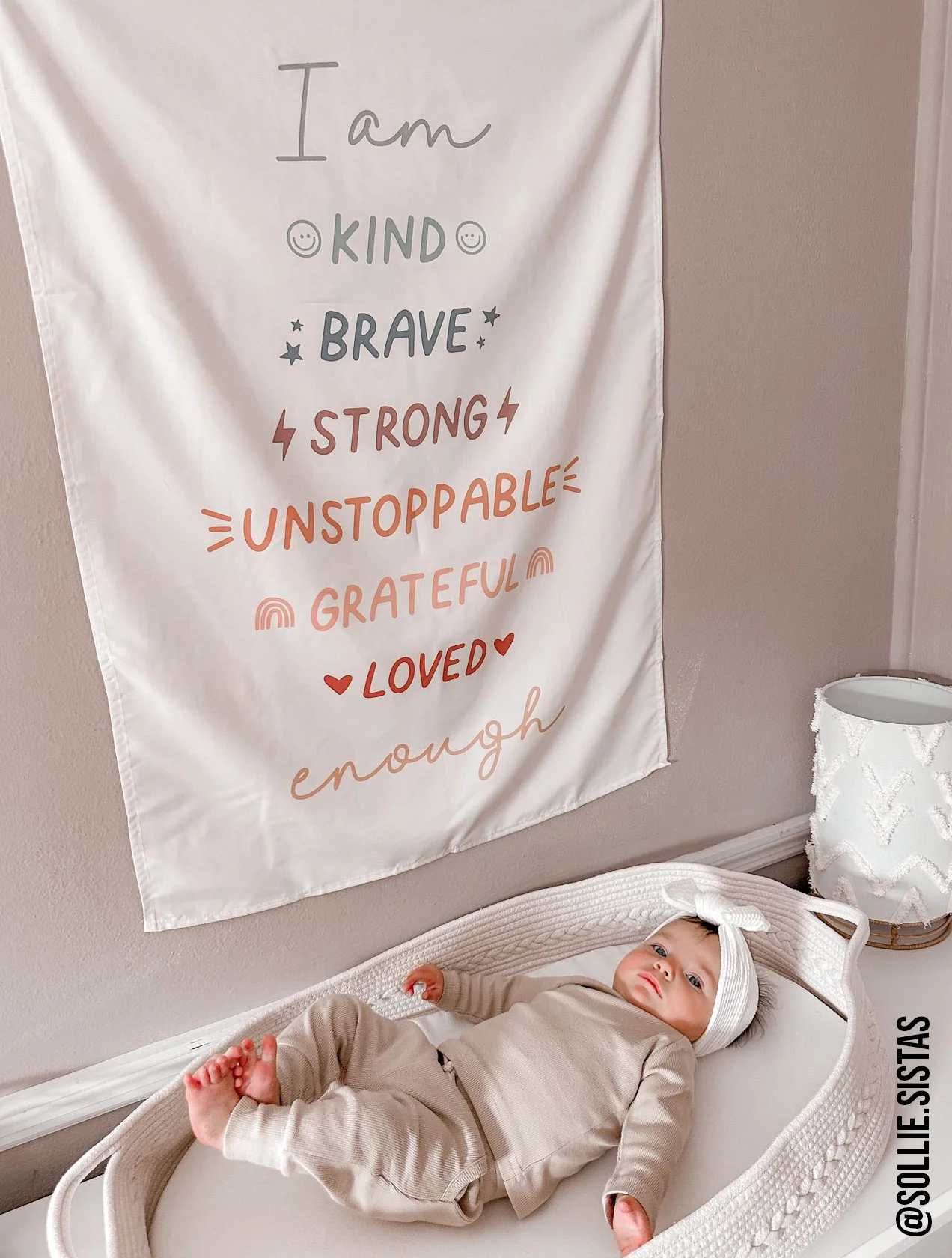 Affirmations Banner (Muted Rainbow) - Image 5