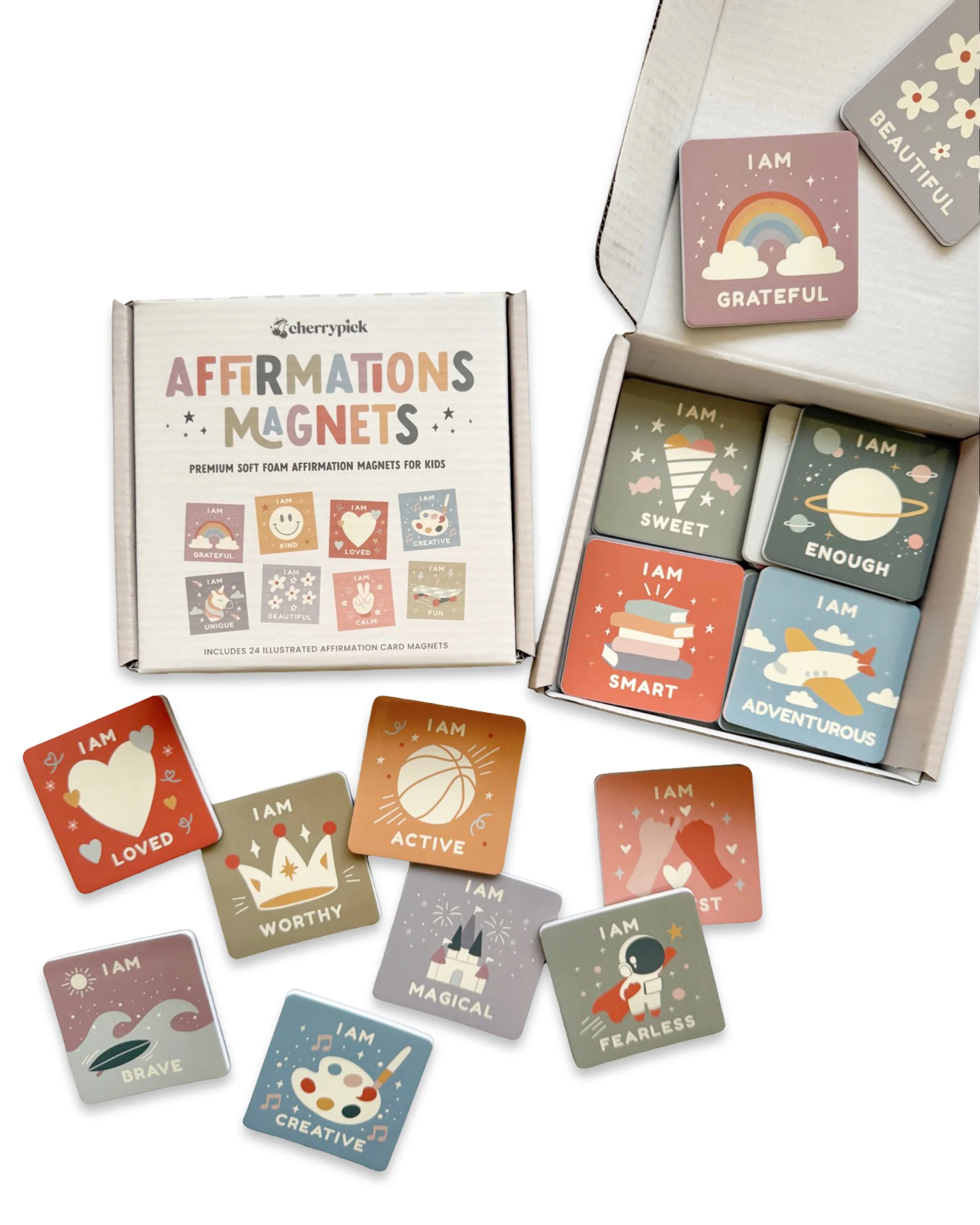 Affirmations Magnets - Soft Foam Magnetic Set - Image 8