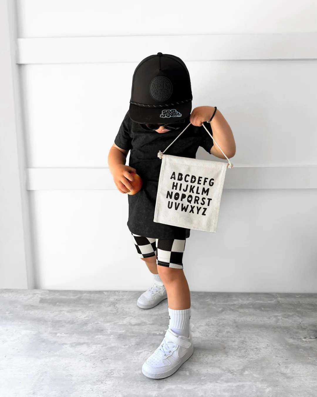 Alphabet (Black) Canvas Hang Sign - Image 3