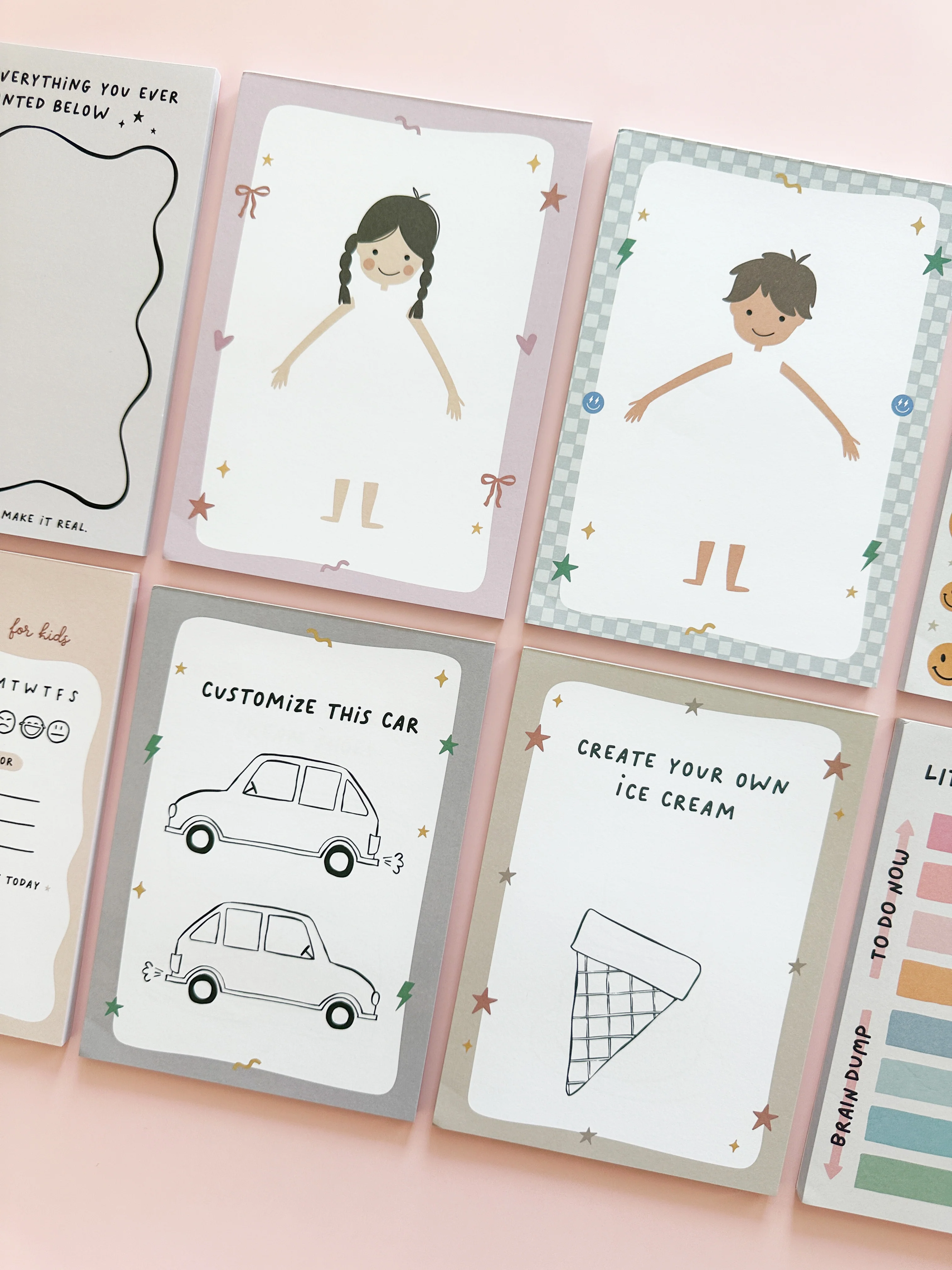 Design-a-Doll Girls Pretend Play Notepad - Image 4