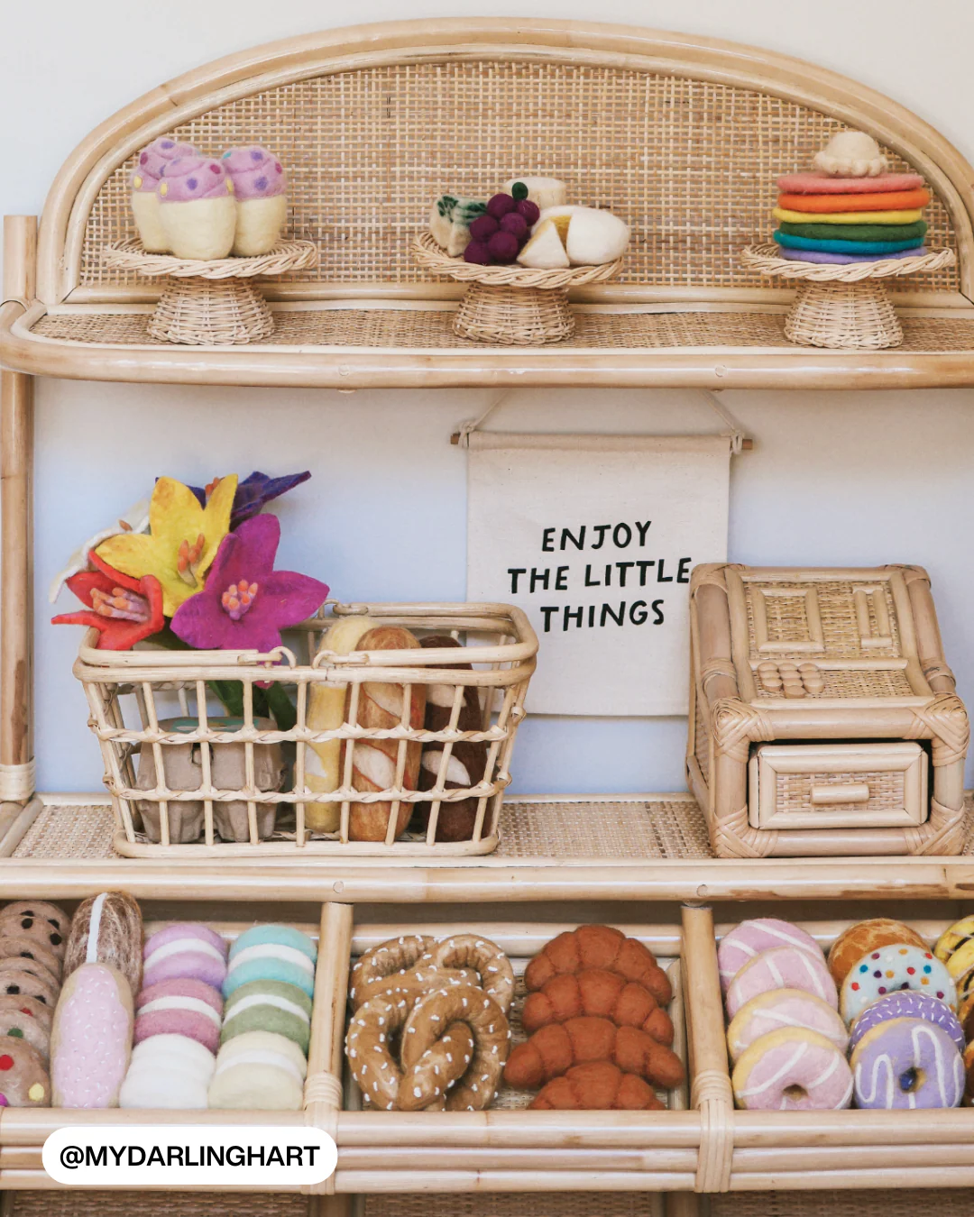Enjoy The Little Things Canvas Hang Sign - Image 3