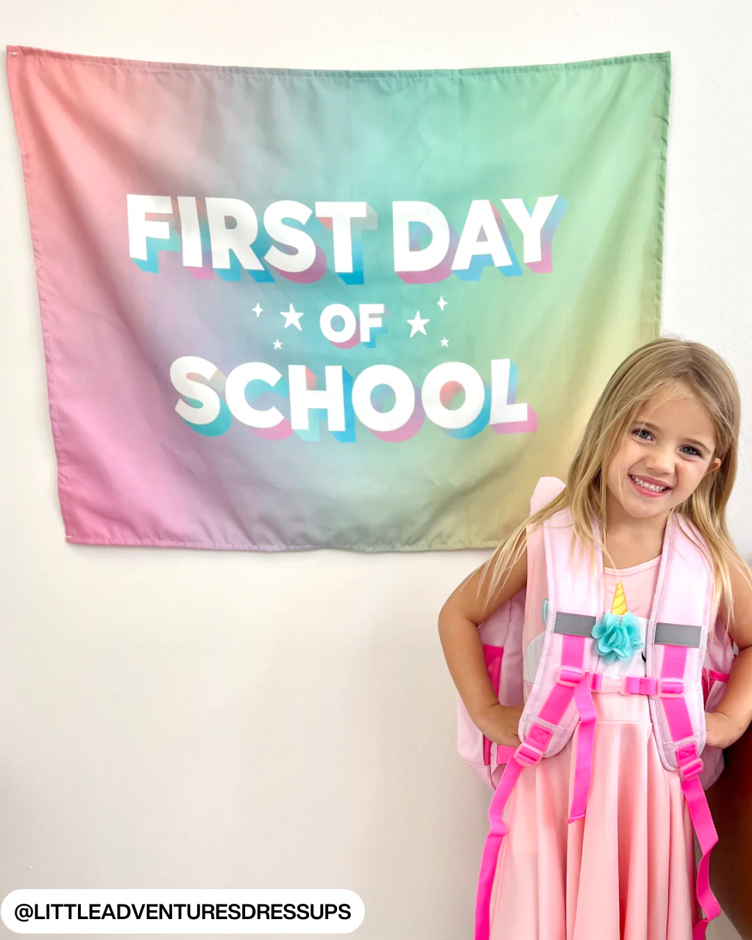 First / Last Day of School (Rainbow) Reversible Banner - Image 5