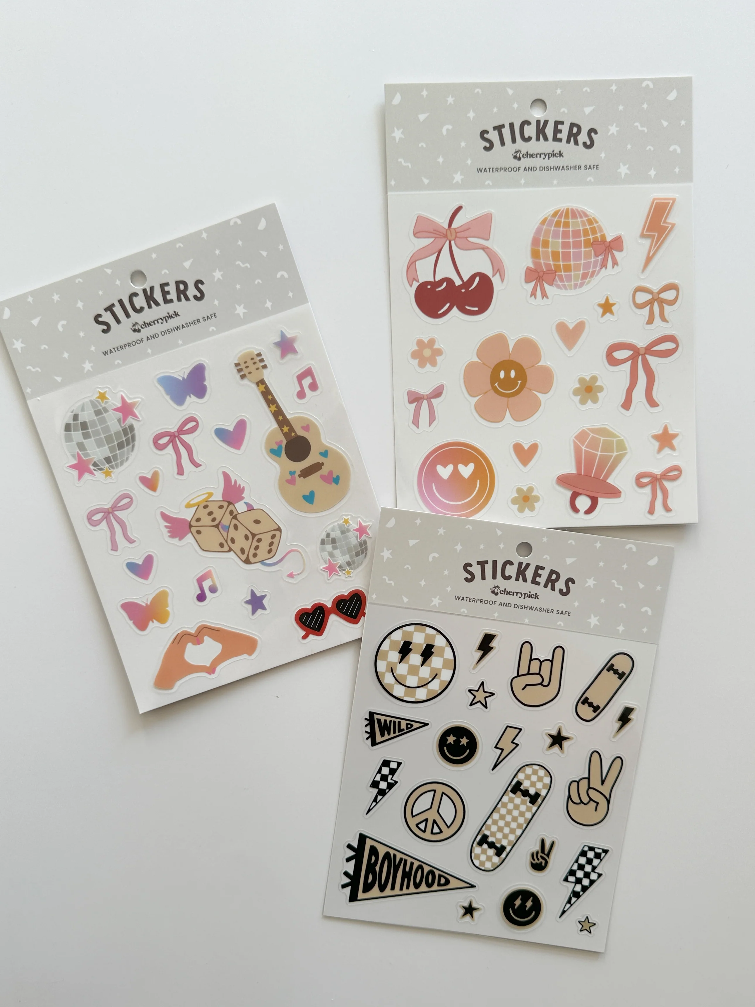 Girly Pop Waterproof Sticker Sheet - Image 4