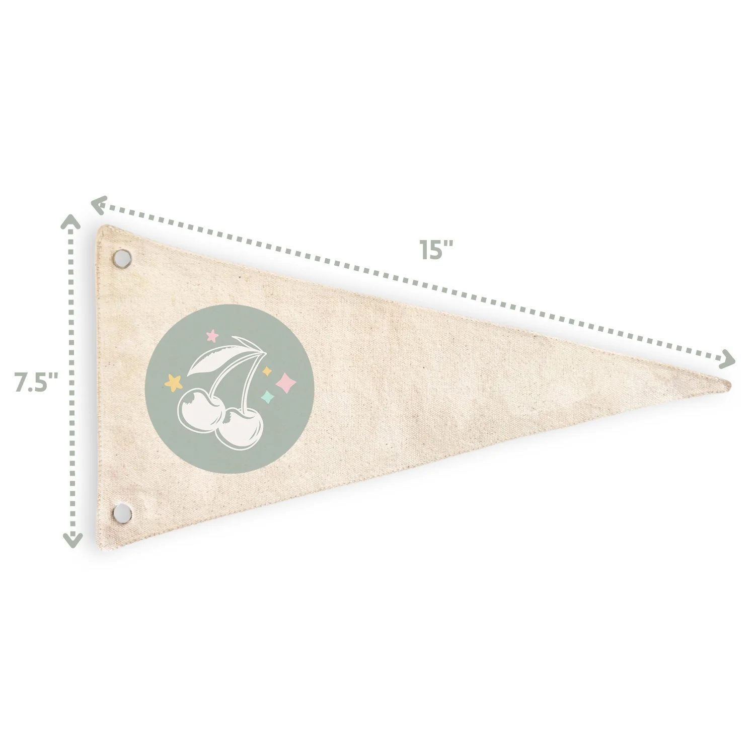 It's Cool To Be Kind Canvas Pennant Flag - Image 8