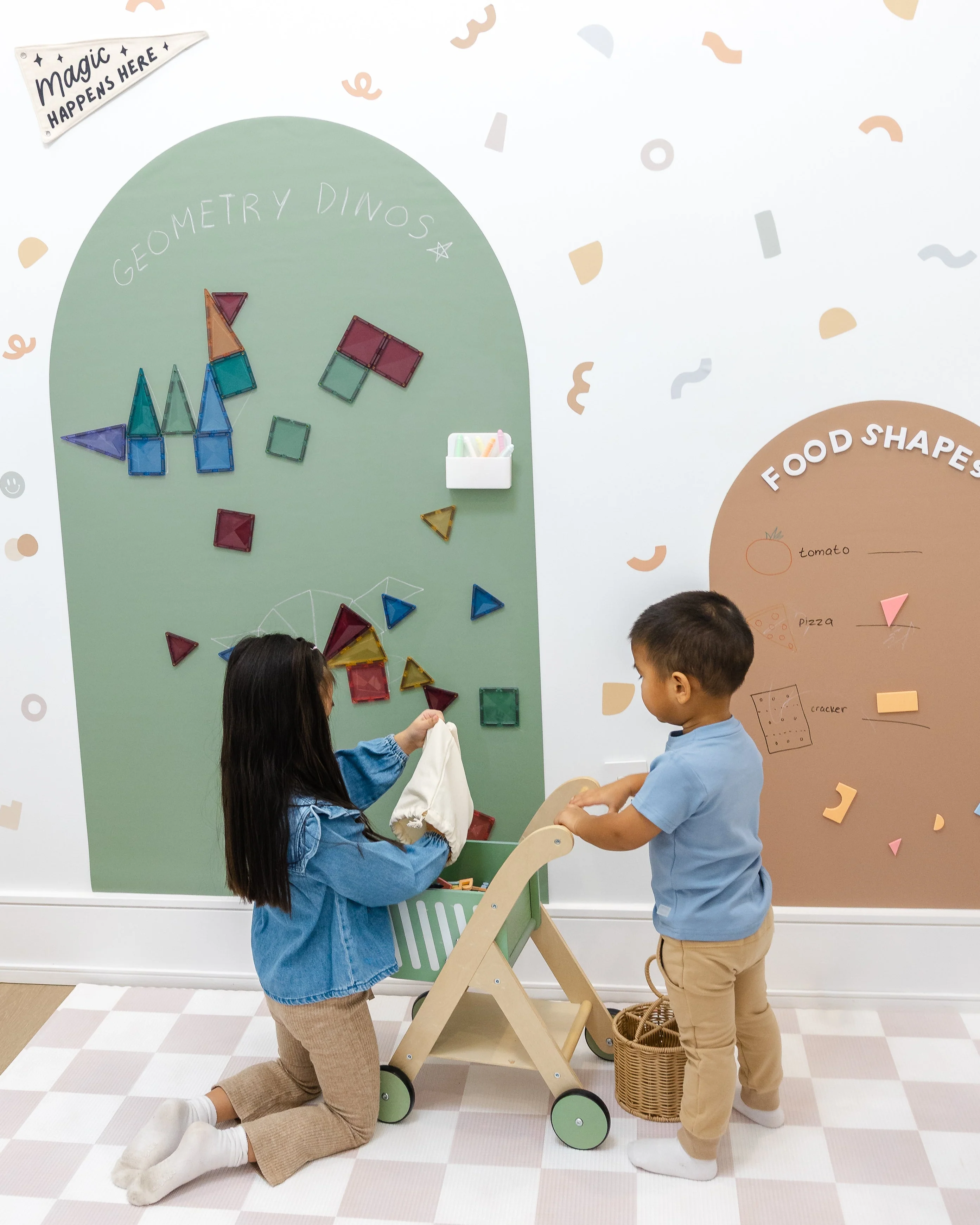 JUMBO Magic Playwall - Arch Magnetic Wall Decal for Kids - Image 13