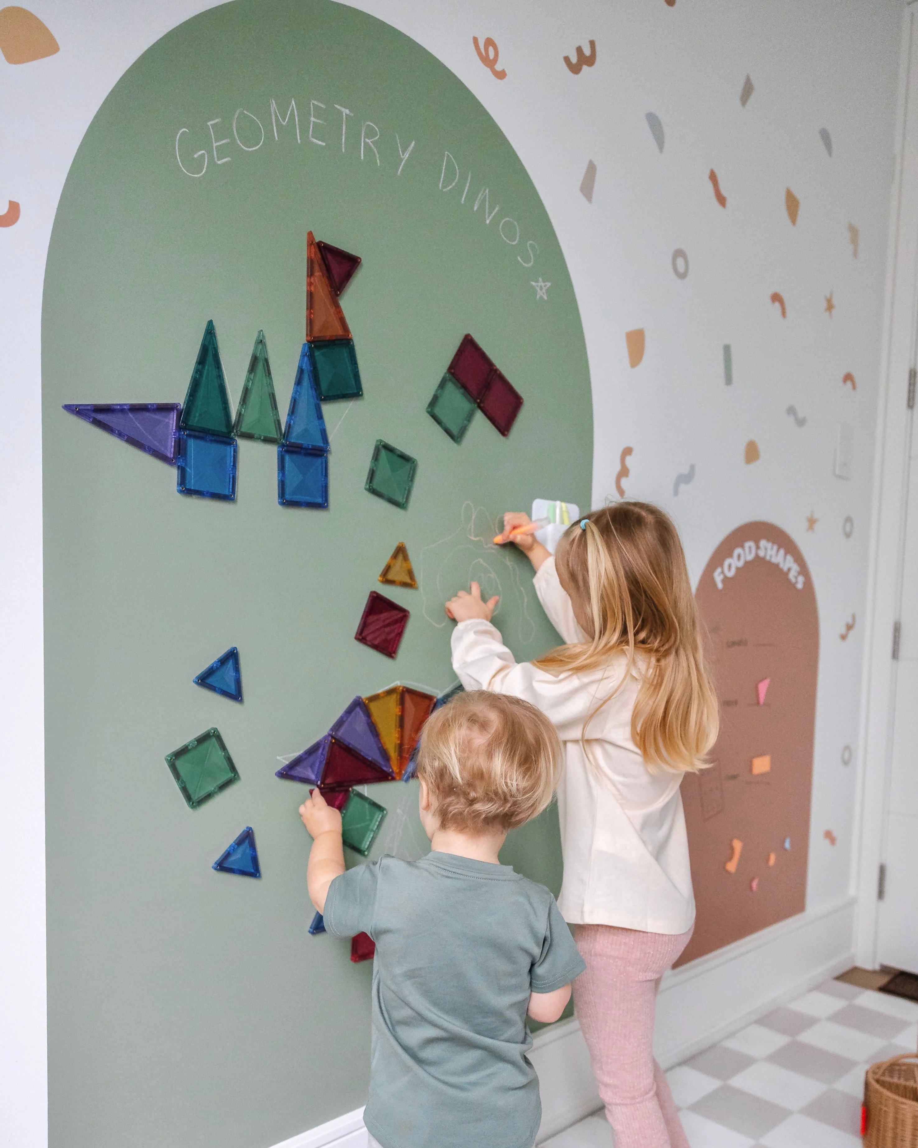JUMBO Magic Playwall - Arch Magnetic Wall Decal for Kids - Image 7
