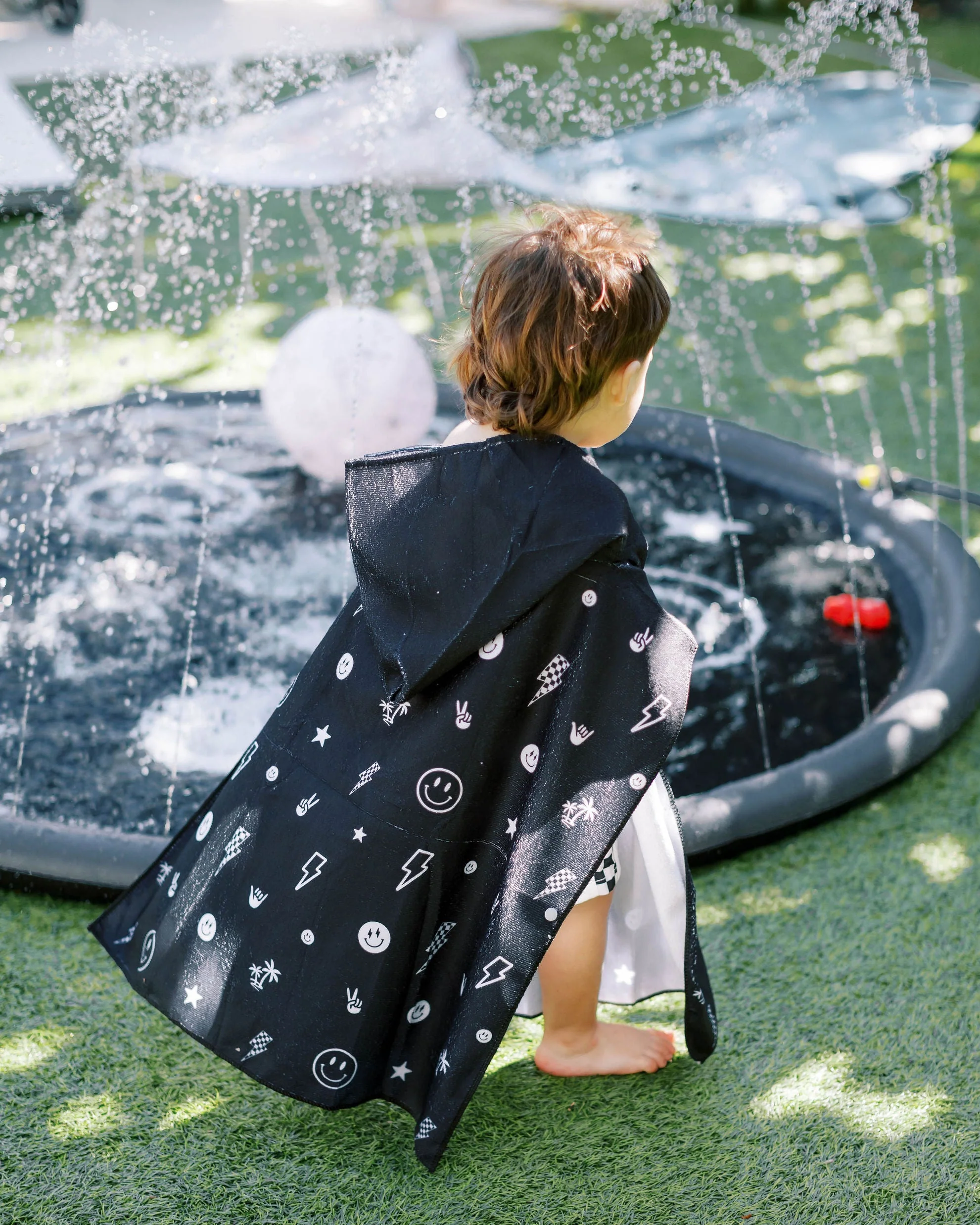 Kids Hooded Beach Poncho - Quick Dry Pool & Swim Towel - Image 12