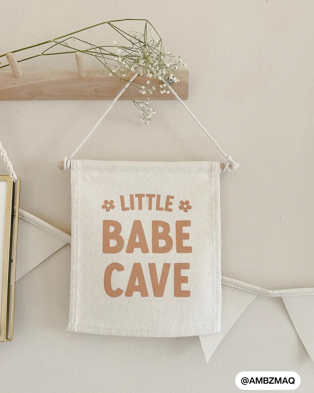 Little Babe Cave Canvas Hang Sign - Image 6