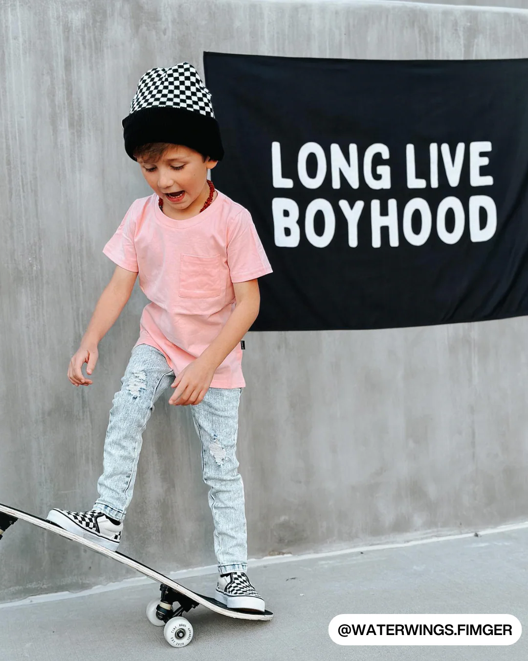 Long Live Boyhood Banner (Black) - Image 9