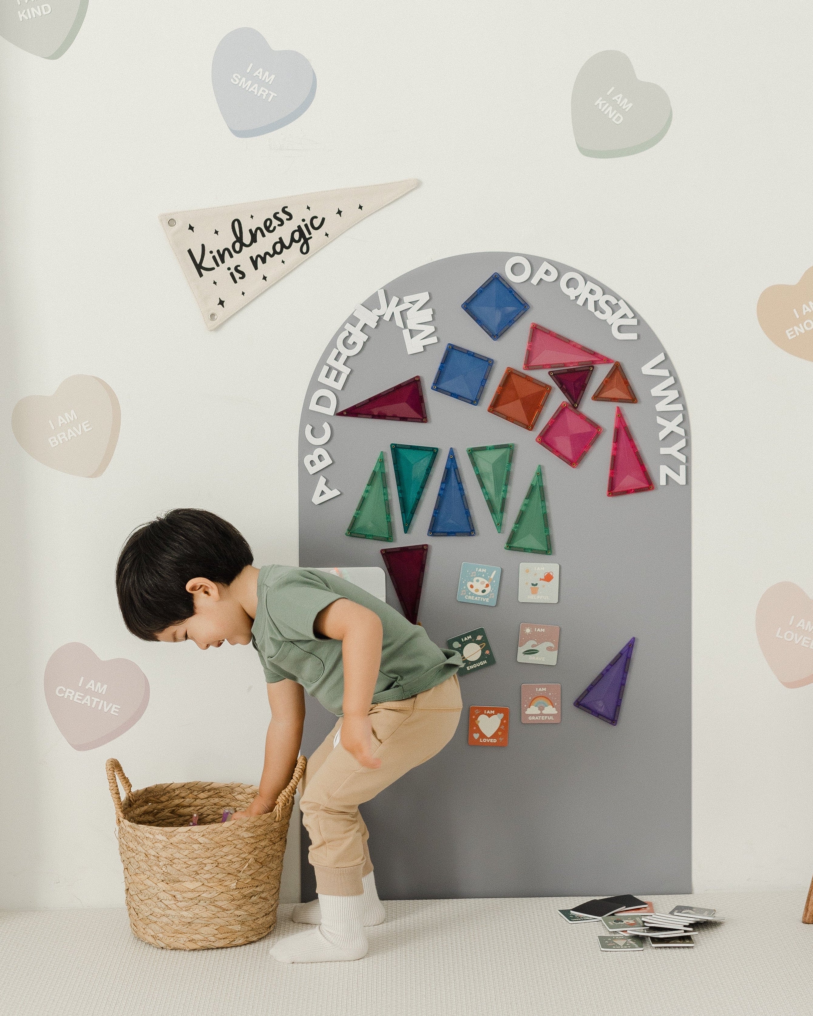 Magic Playwall - Original Arch Magnetic Wall Decal for Kids - Image 48