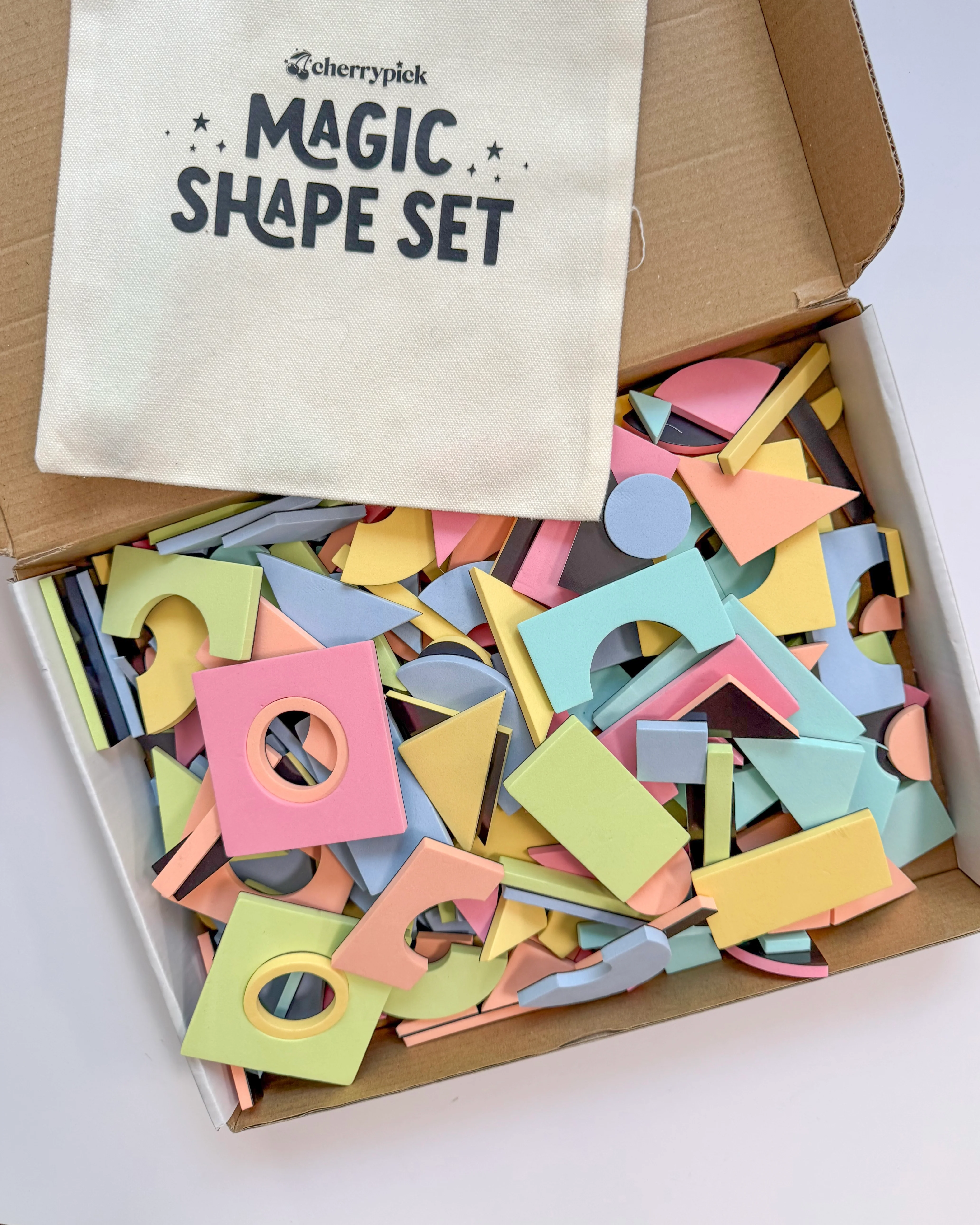 Magic Shape Set - Soft Foam Magnetic Shapes for Building and Play - Image 5