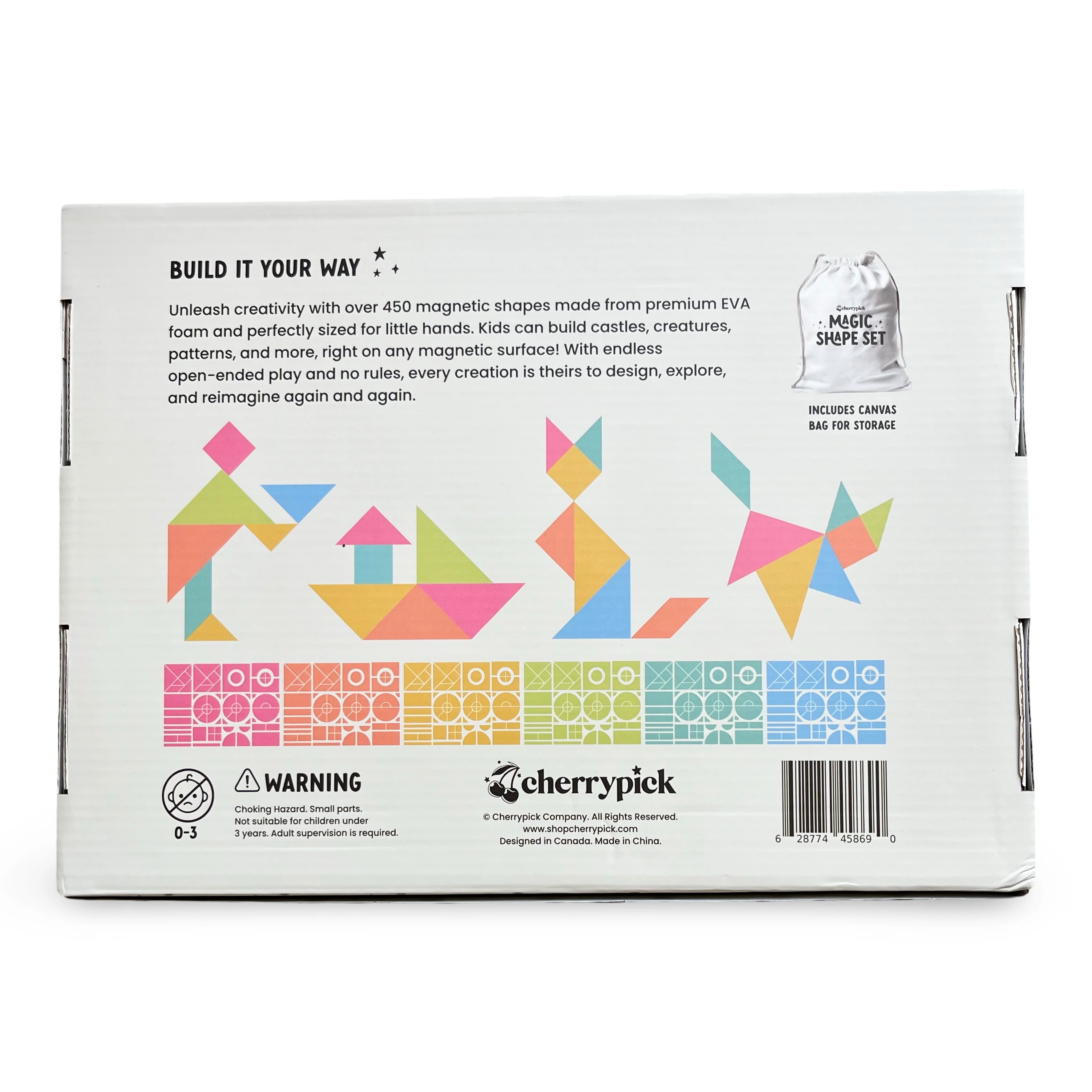 Magic Shape Set - Soft Foam Magnetic Shapes for Building and Play - Image 7