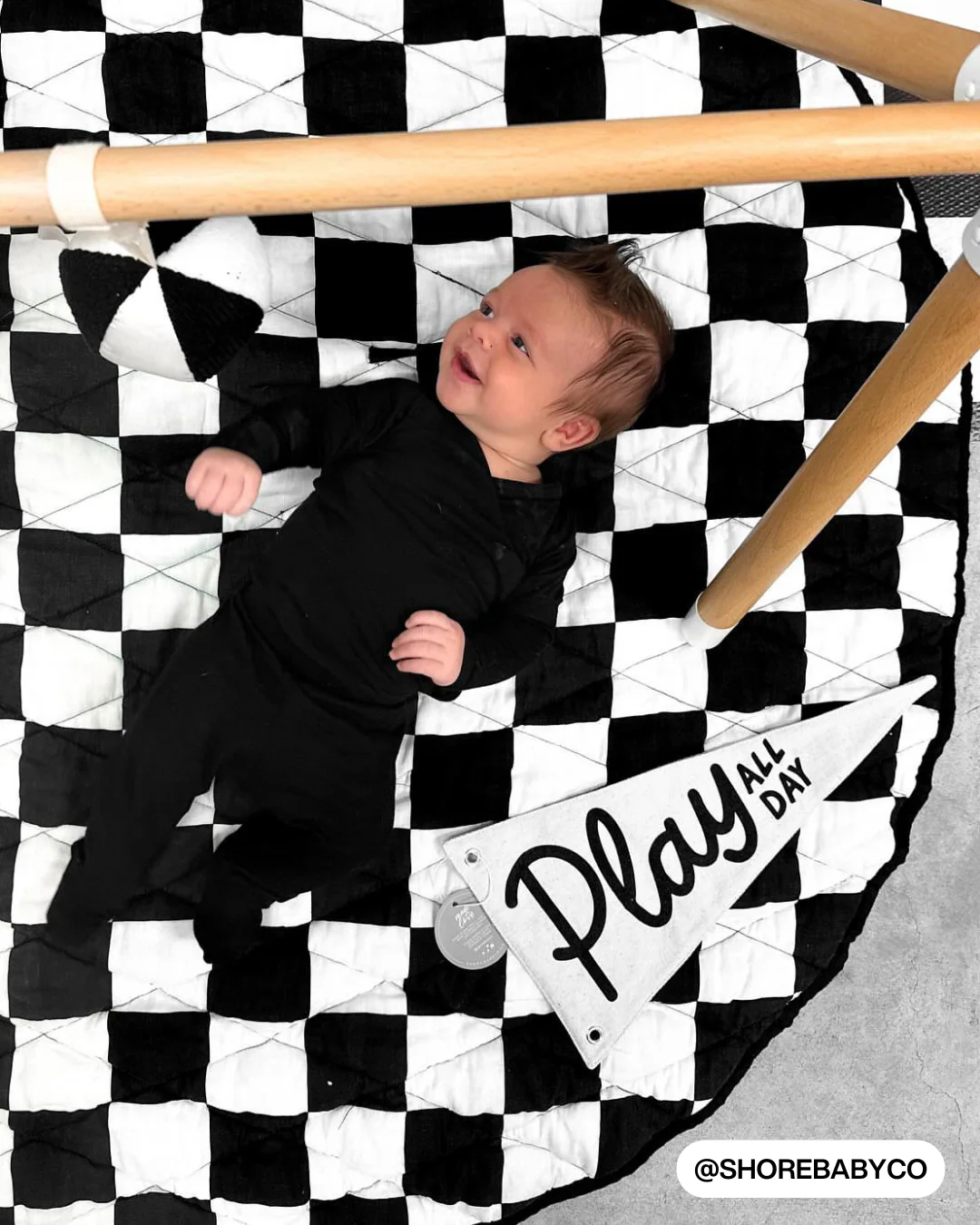 Play All Day Canvas Pennant Flag - Image 4