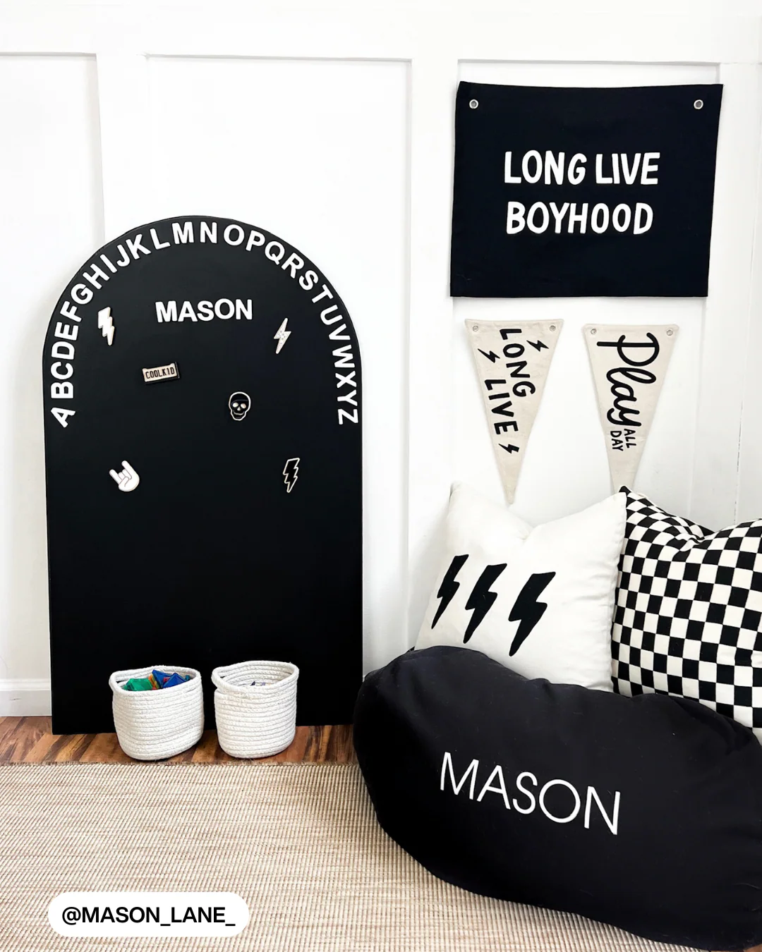 Play All Day Canvas Pennant Flag - Image 7