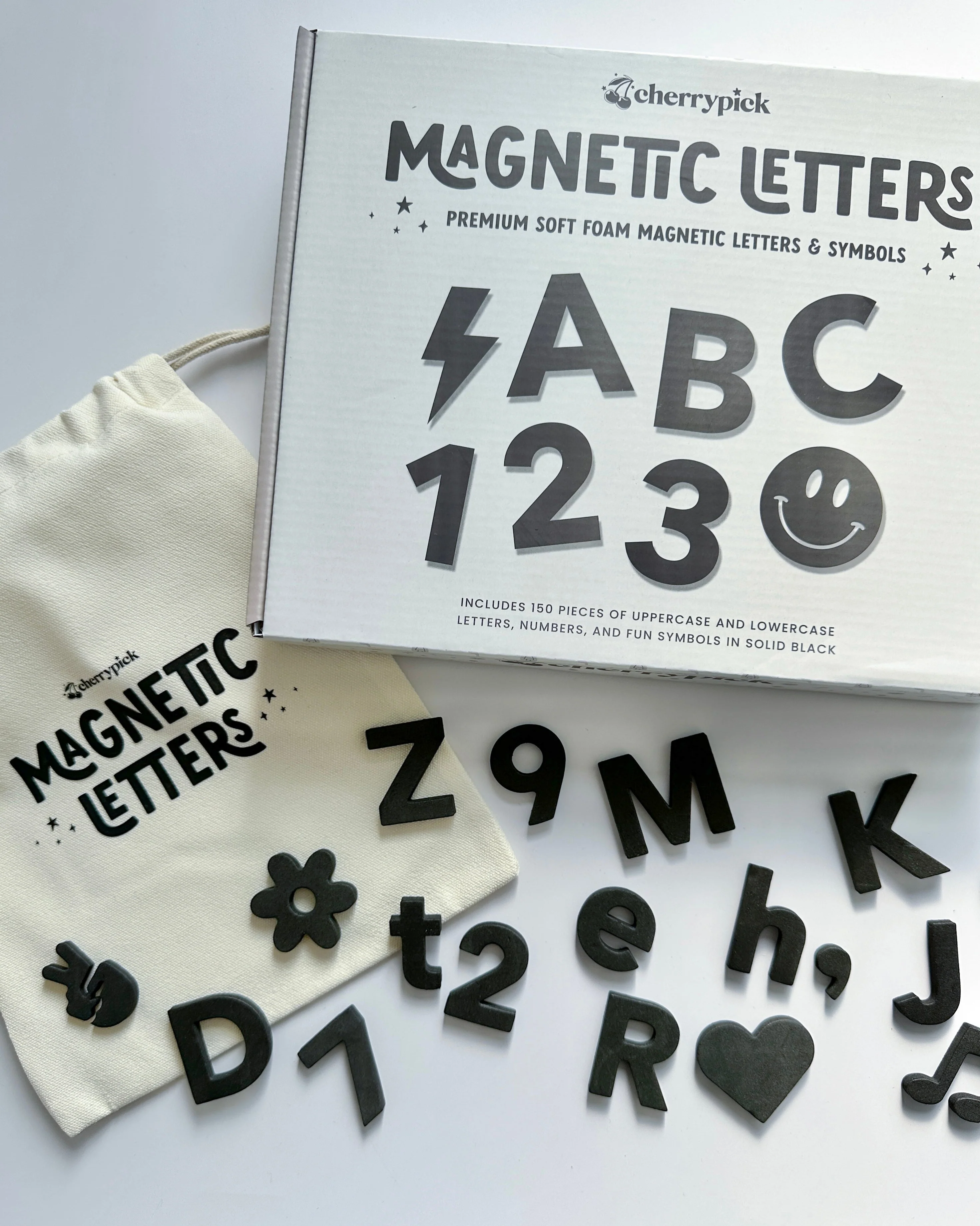 Soft Foam Magnetic Letters & Symbols 150pc Set - Image 4