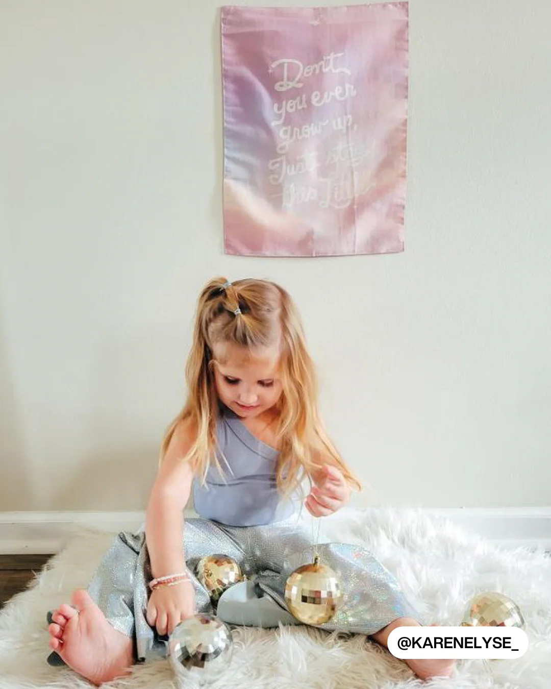 TS Long Live / Never Grow Up Reversible Banner - Image 8