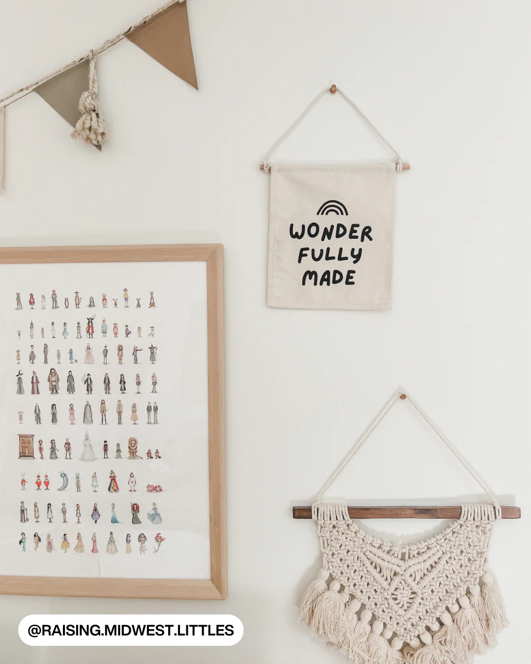 Wonderfully Made Canvas Hang Sign - Image 4